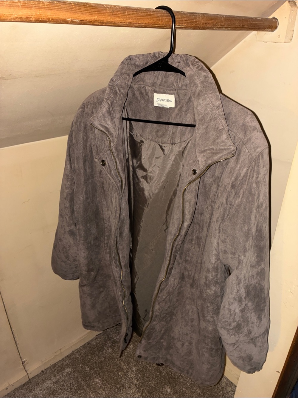 Staple Taupe-Gray Jacket with Zip